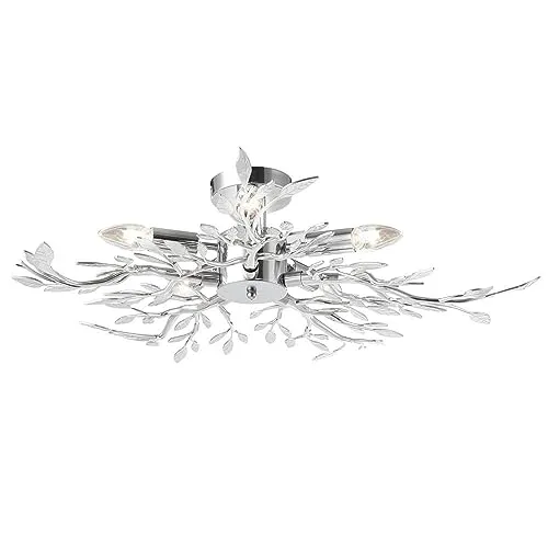 GLOBO LIGHTING LED Deckenleuchte mit RGB Fernbedienung - Elegante Deckenleuchte mit Fernbedienung für individuelle Lichtgestaltung. Ideal für Wohn- und Esszimmer, sorgt für stimmungsvolles Licht in jedem Raum.