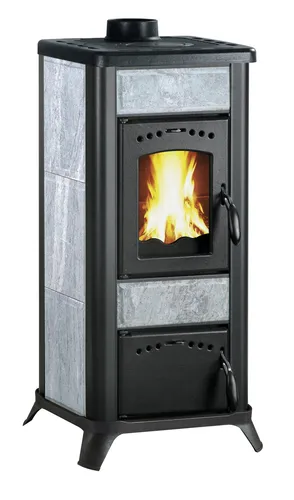 Kaminofen Wamsler KF 188 Romantik schwarz / Naturstein 7,5kW
