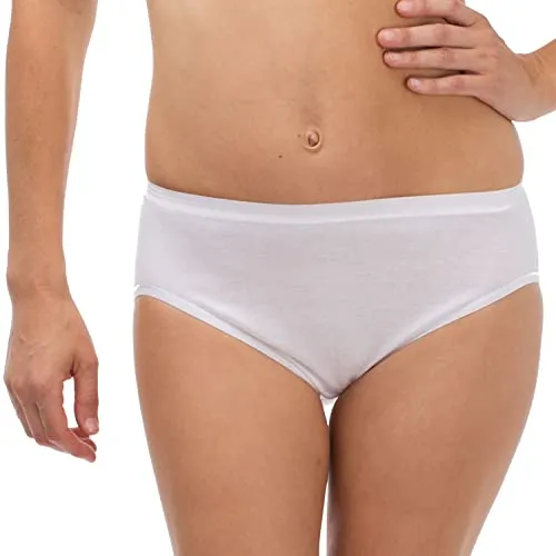 Schöller Damen Hüftslip 3er Pack Größe 40, Farbe weiß