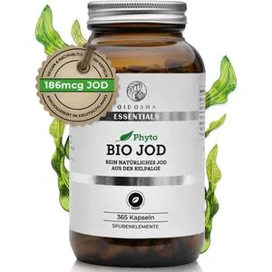 Qidosha Jod Phyto 365 Kapseln – BIO Jod aus Meeresalgen von Qidosha