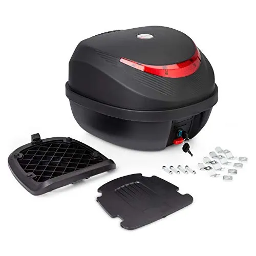 Motorradkoffer Top Case 35L Schwarz