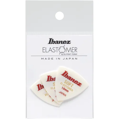 Ibanez BEL8ST10 Elastomer Picks Soft White