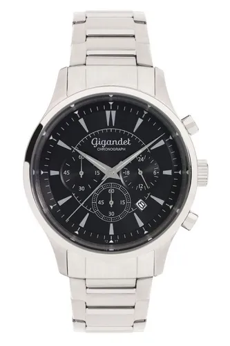 Gigandet Chronograph Brilliance, Mineralglas, Datum, Chronograph, 24-Std. Anzeige