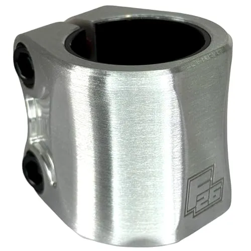 Fantic26 Twinlock Stunt-Scooter Double Clamp - Kloben für Scooter, leicht und stabil mit M8 Klemmschrauben für sicheren Halt, passend für Lenker mit 31,8mm und 34,9mm Durchmesser, ideal für Tricks und hohe Agilität.
