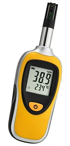 TFA Dostmann Klima Bee Digitales Profi-Thermo-Hygrometer, Messung von Temperatur/Luftfeuchtigkeit, schnell, präzise, vielseitig einsetzbar