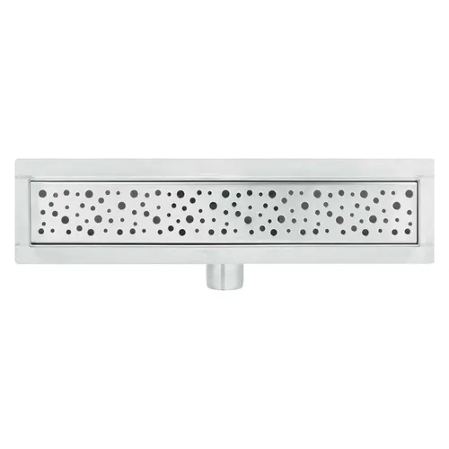 Duschrinne Bodenablauf Befliesbar Napo 80 cm - Edelstahl Duschrinne für ebenerdige Duschen, mit 100% Kontrolle der Durchgängigkeit und einfacher Reinigung dank SMARTthru Sichtfenster. Ideal für modernes Badezimmerdesign.
