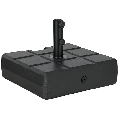 Outsunny Sonnenschirmständer in schwarz von Outsunny