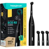 happybrush ECO R2 elektrische Zahnbürste schwarz von happybrush