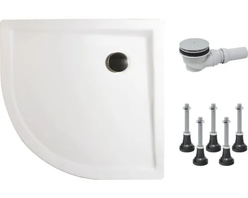 Schulte Duschwanne Mineralguss 90 x 90 cm alpinweiß - Hochwertige Duschwanne für Ihr Badezimmer - Duschwannen - Robuste Mineralguss-Duschwanne in alpinweiß, pflegeleicht und ideal für moderne Badezimmergestaltung.