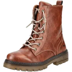 MUSTANG Damen Schnür-Booty Lauflernschuh - Wanderschuhe mit warmem Futter und praktischer Schnürung, ideal für kalte Tage und vielseitige Outdoor-Aktivitäten.