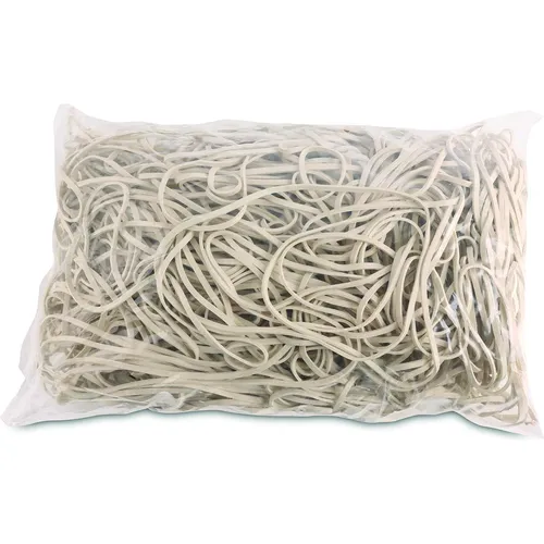 Office Products Schutzvorrichtungen, Mittel 130 mm, 1,5 x 3 mm, 60 % Gummi, 1000 g, Hitze, Weiss (1 Stk.) (18109339-14)