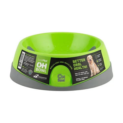 Lickimat OH Bowl Schlecknapf Hunde grün M Fressnapf Hundenapf Leckerli Training