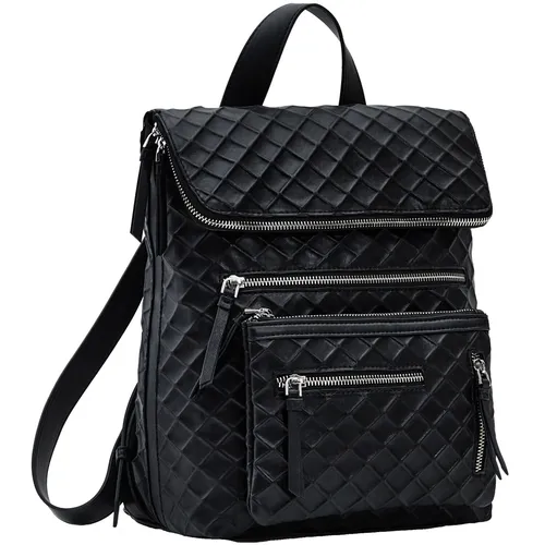 Desigual Damen Rucksack Blogy Nerano schwarz in schwarz von Desigual