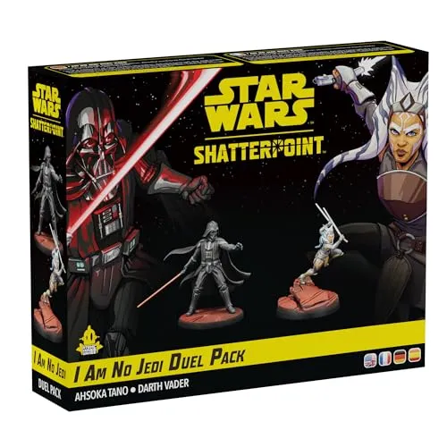 Star Wars Shatterpoint - I Am No Jedi Duel Pack - Brettspiel mit Ahsoka Tano und Darth Vader Miniaturen, ideal für spannende Duelle und strategisches Gameplay im Star Wars Universum.