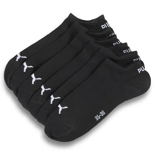 PUMA 6 Paar Sneaker Invisible Socken Gr. 35-49 Unisex für Damen Herren Füßlinge