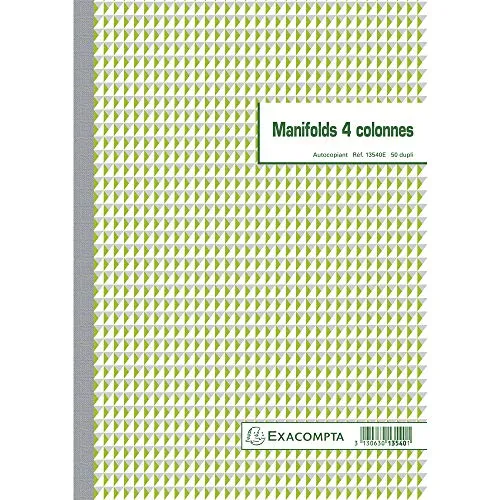 EXACOMPTA Formularbuch 4 Spalten, 297 x 210 mm VE = 1
