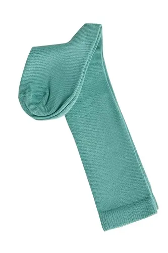 Leela Cotton Kinder Unisex Kniestrümpfe Socken Bio-Baumwolle Jungen Mädchen (DE/NL/SE/PL, Numerisch, 21, 23, Regular, Minzgrün)