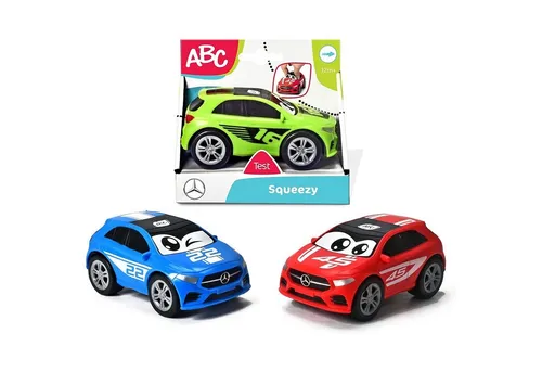 Dickie Toys Spielzeug-Auto 204111000 ABC Mercedes Squeezy 3-sort.