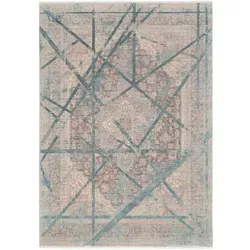 Produktbild Musterring Webteppich Arizona, Grau, Textil, Abstraktes, rechteckig, 240x330 cm, für Fußbodenheizung geeignet, pflegeleicht, Teppiche & Böden, Teppiche, Moderne Teppiche