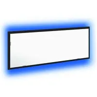 vidaXL Wandmontierter Spiegelschrank mit LED & Bluetooth - Spiegelschränke fürs Bad, moderner Design mit LED-Beleuchtung und Bluetooth-Konnektivität für Musik und Anrufe – ideal für stilvolle Badezimmer.
