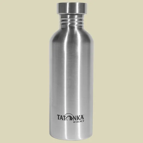 Tatonka Steel Bottle Premium 1,0 L Edelstahl Trinkflasche - Flaschen & Thermoskannen, langlebige Edelstahlflasche mit 1000 ml Volumen für jederzeit frisches Wasser und umweltfreundlichen Genuss.