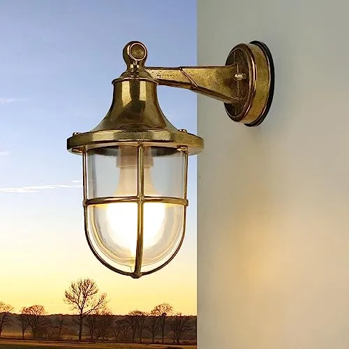 SANTORIN Wandlampe aus Messing in gold von Licht-Erlebnisse