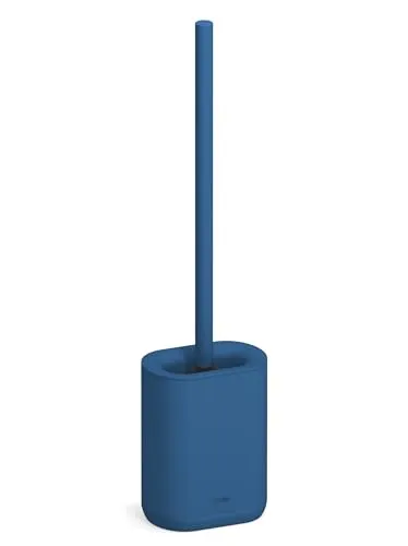 stardis Pure WC Bürste Toilettenbürste matt Silikon Klobürste kompakt antibakteriell Bürstengarnitur (Prussian Blue)