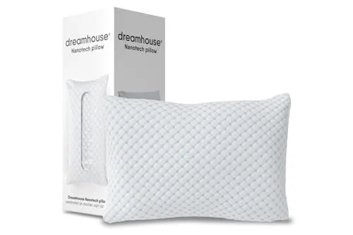 BSS BEDDING Dreamhouse Nackenstützkissen 50x70 cm – Höhenverstellbar mit kühlender Blue Cell Technologie