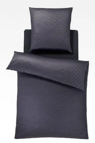 JOOP! »Cornflower« Quarz Bettwäsche 200x220 cm in schwarz von JOOP!