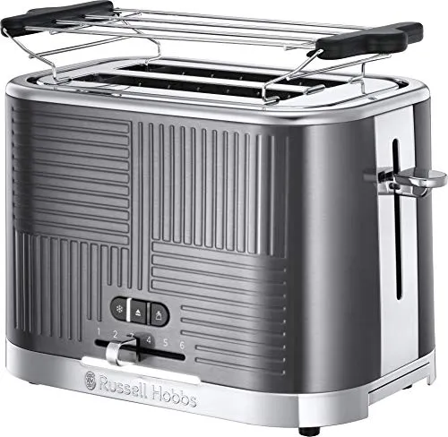 Toaster Geo Steel 2S Toaster in silber von Russell Hobbs