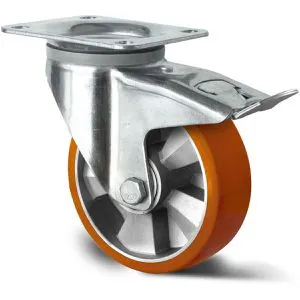 CASCOO Lenkrolle mit Totalfeststeller ø 125 mm von CASCOO