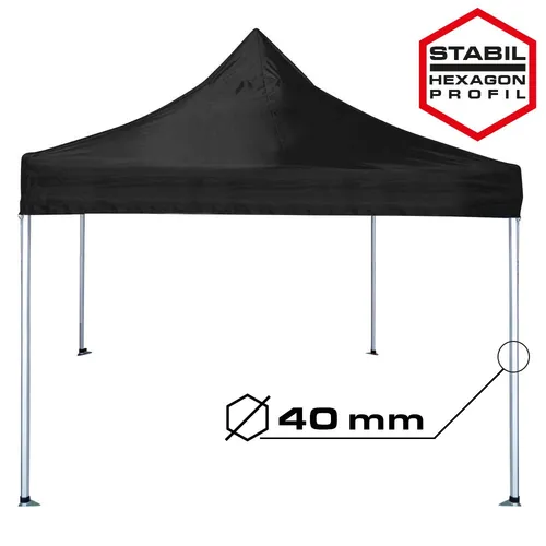 Zelt 3x3m Falt Pavillon Motorsport Zelt Standrohr 40 mm wasserdicht Paddock