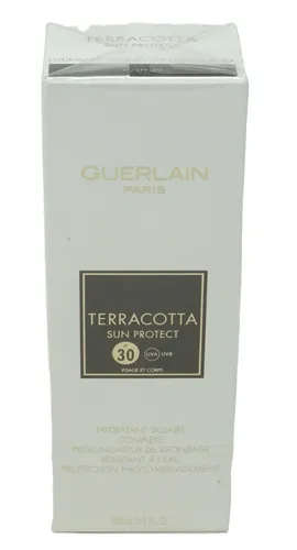 Guerlain Terracotta Sun Protect Sun Moisturiser SPF30 100ml - Leichte Feuchtigkeitscreme mit LSF 30 für einen strahlenden Teint, ideal für den täglichen Gebrauch und zum Schutz der Haut bei Sonnenexposition.