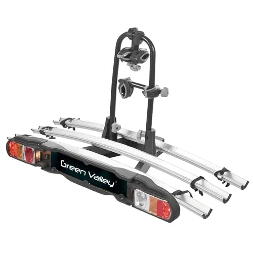 VDP eBike Back 3 Fahrradträger für Anhängerkupplung - Fahrradträger für bis zu 3 Fahrräder, ideal für eBikes mit 60kg Zuladung. Klappbar und einfach zu montieren für sicheren Halt.