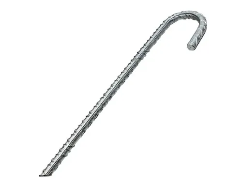 XXL Bodenanker Heringe für Zelte und Hüpfburgen - Zelt- & Strandmuschelzubehör, robuster Anker mit 38 cm Länge für sicheren Halt bei Wind und Wetter.