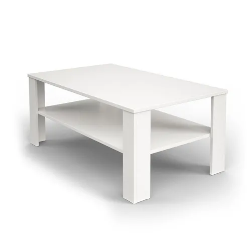 Vicco Kippbarer Couchtisch in Weiß, 100 x 60 cm - Moderner Couchtisch mit kippbarer Funktion, ideal für flexible Wohnräume. Pflegeleichte Spanplatte und zeitloses Design machen ihn zum perfekten Möbelstück für Ihr Zuhause.