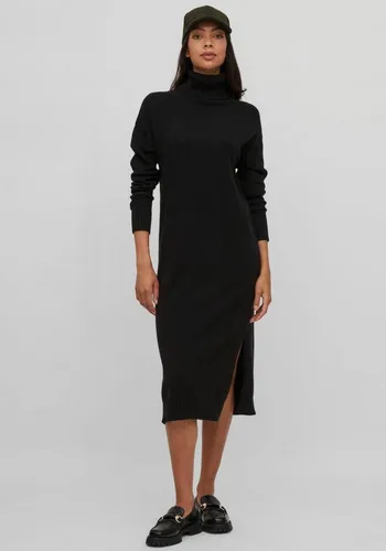 Vila Strickkleid VIRIL ROLLNECK MIDI DRESS mit hohem Rollkragen