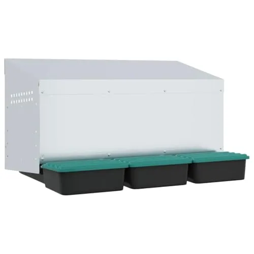 vidaXL Hühner-Nistkasten mit 3 Fächern