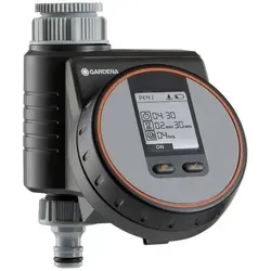 Gardena Start Set Pflanztöpfe M automatic: Micro-Drip-System Starterset mit Bewässerungscomputer - Tröpfchenbewässerungsbausätze, automatische und wassersparende Bewässerung für 7 Töpfe und 3 Tröge, einfach zu installieren und schnell einsatzbereit.