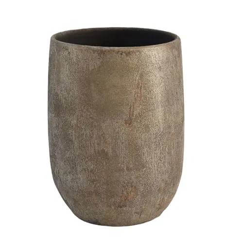 Bodenvase Avion H. 40cm D. 26cm beige braun Keramik CreaFlor Home