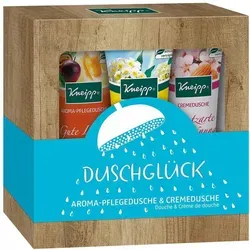 KNEIPP Duschglück Set 3x75 ml - Erlebe besondere Duscherlebnisse mit diesem Set! Enthält drei verschiedene Duschpflegeprodukte für frische Momente und zarte Haut – ideal für die tägliche Verwöhnung.