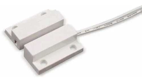 Türkontakt, Fensterkontakt mit 25 cm Anschlusslitzen - Tür- & Fenstermelder, zuverlässige Sicherheitstechnik für Ihr Zuhause, einfach zu installieren und ideal für den Schutz von Türen und Fenstern.