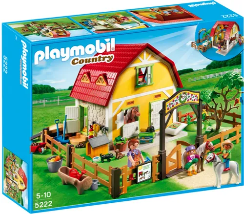 PLAYMOBIL COUNTRY Reiterhof PONYHOF Traktor
