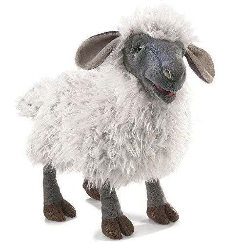 Folkmanis 3058 Bleating Sheep Handpuppe von Folkmanis