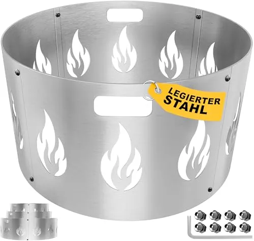 KESSER Feuerschale Funkenschutz Ø60cm aus legiertem Stahl