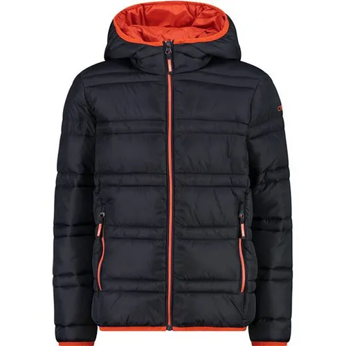 CMP KID Jacket FIX Hood antracite (U423) 164 - Funktionsjacke für Kinder, wasserabweisend mit elastischem Saum für optimale Passform und Komfort. Ideal für wechselhaftes Wetter.