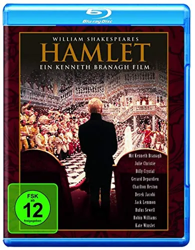 Hamlet [Blu-ray] - Drama-Klassiker, freigegeben ab 12 Jahren, mit fesselnder Inszenierung und beeindruckender schauspielerischer Leistung.