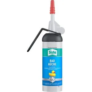 Sista BAD KÜCHE Silikon Dichtstoff - Wasserabdichtungen, schimmelresistent und einfach aufzutragen für langanhaltende, schöne Fugen in Küche und Bad