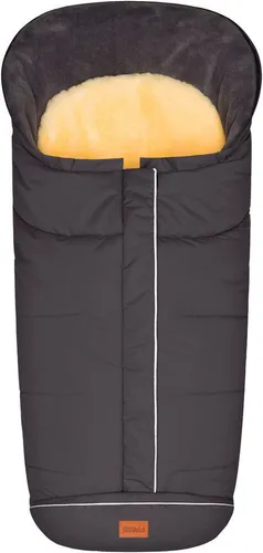 Fillikid Fußsack Nanga Lammfell - Winterfußsack für Kinder - Fußsäcke für Kinder, mit herausnehmbarer Lammfelleinlage für zusätzlichen Komfort und integrierten Gurtschlitzen für Sicherheit. Ideal für kalte Tage und Ausflüge.