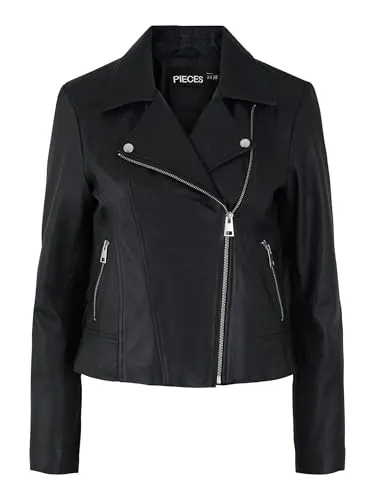 pieces Lederjacke PCSUSSE LEATHER JACKET NOOS von PIECES